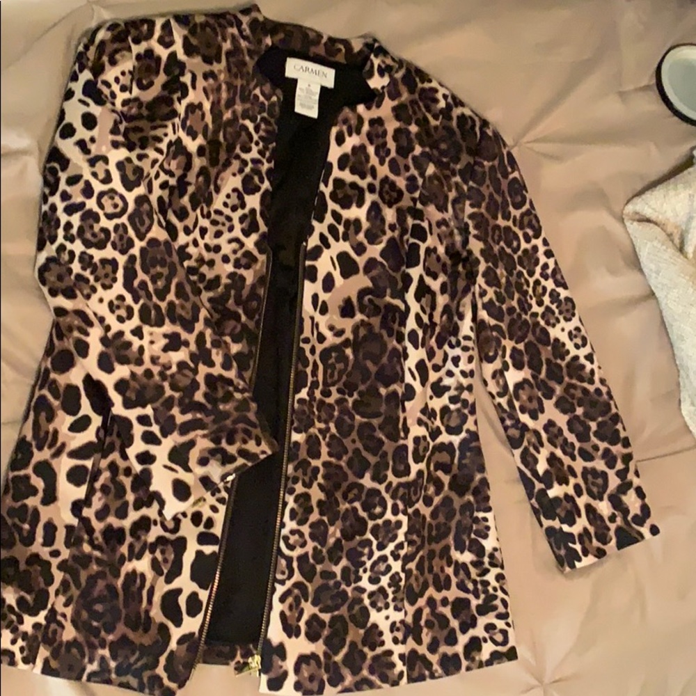 Cheetah print Blazer